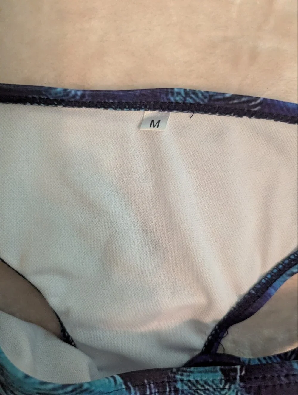 Cupshe Two Piece Bathing Suit With Bonus Tank Top Size Medium